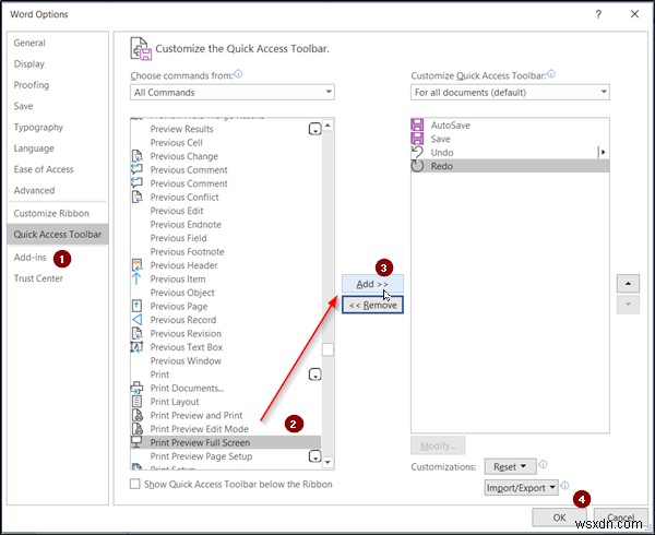 วิธีเปิดใช้งานแก้ไขข้อความในตัวอย่างก่อนพิมพ์สำหรับ Microsoft Word 