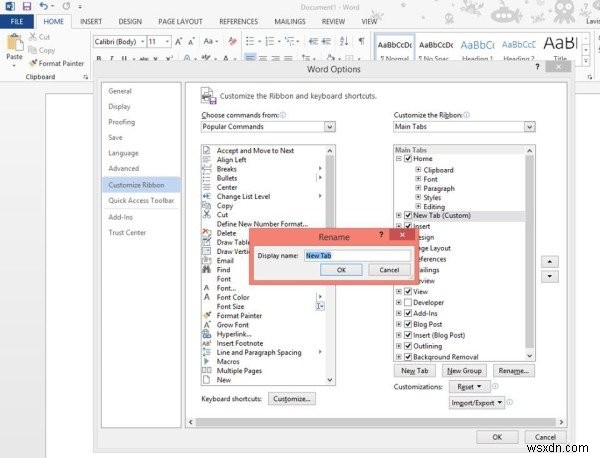 วิธีปรับแต่ง Microsoft Office Ribbon 