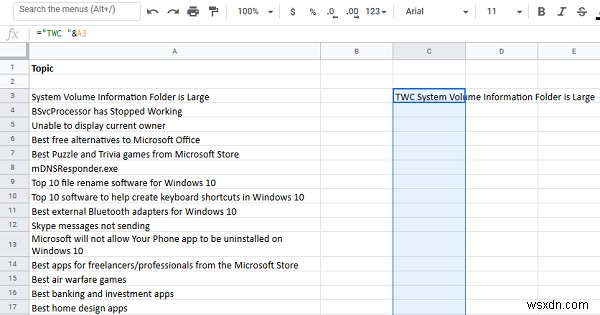 วิธีเพิ่มคำนำหน้าหรือคำต่อท้ายให้กับช่วงของเซลล์ใน Excel 