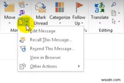 วิธีแก้ไขอีเมลที่ได้รับใน Microsoft Outlook 