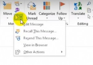 วิธีแก้ไขอีเมลที่ได้รับใน Microsoft Outlook 