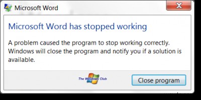 แก้ไข Microsoft Word หยุดทำงานบนคอมพิวเตอร์ Windows 