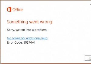 รหัสข้อผิดพลาดของ Office 30094-4 มีบางอย่างผิดพลาด 