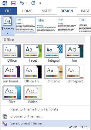 ปรับแต่ง เปลี่ยนสีของธีม แบบอักษรเริ่มต้นใน Microsoft Office