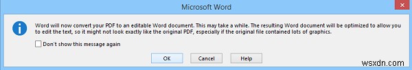 วิธีแก้ไขไฟล์ PDF ใน Microsoft Word 