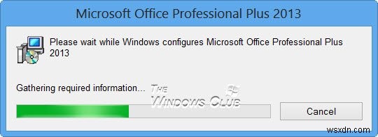 แก้ไข:โปรดรอในขณะที่ Windows กำหนดค่าข้อความ Microsoft Office 