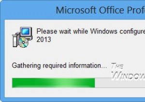 แก้ไข:โปรดรอในขณะที่ Windows กำหนดค่าข้อความ Microsoft Office 