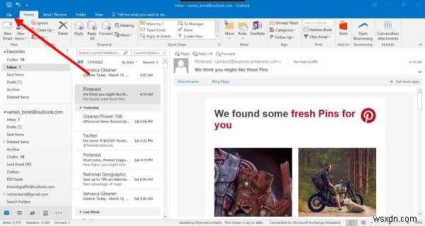 วิธีทำเครื่องหมายข้อความอีเมลว่าอ่านแล้วใน Microsoft Outlook ทันที 