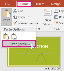 วิธีแปลงข้อมูล Excel เป็นสไลด์ PowerPoint 