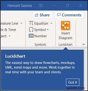 สร้างผังงานใน Lucidchart และนำเข้าไปยัง Microsoft Word 