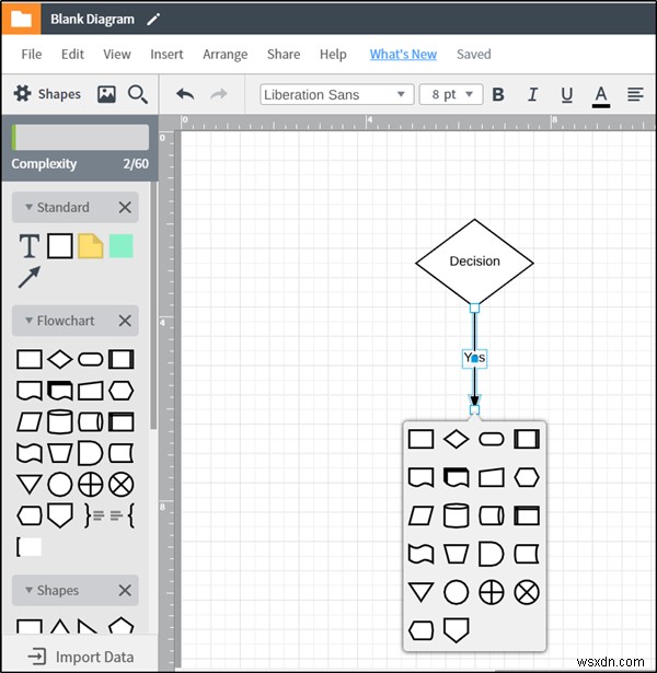 สร้างผังงานใน Lucidchart และนำเข้าไปยัง Microsoft Word 