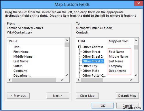 วิธีการนำเข้าผู้ติดต่อจากแอพ People ไปยัง Microsoft Outlook 