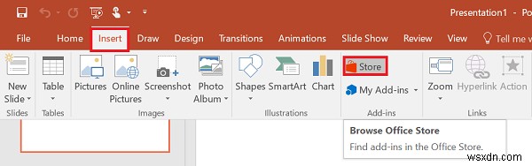 วิธีเพิ่มและใช้งาน Add-in ของ Pickit Free Images ใน Microsoft Office 