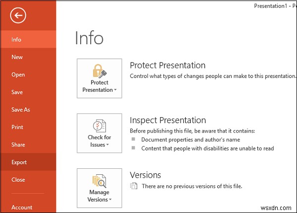 แยกข้อความจากงานนำเสนอ PowerPoint ไปยังเอกสาร Word