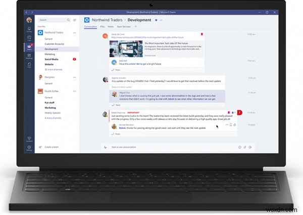 ซอฟต์แวร์แชทกลุ่ม Microsoft Teams – คุณลักษณะและคำถามที่พบบ่อย