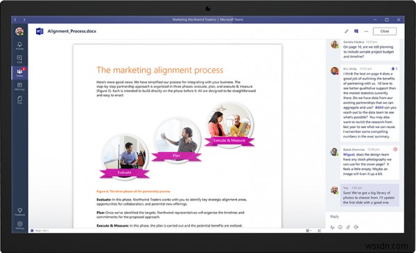 ซอฟต์แวร์แชทกลุ่ม Microsoft Teams – คุณลักษณะและคำถามที่พบบ่อย