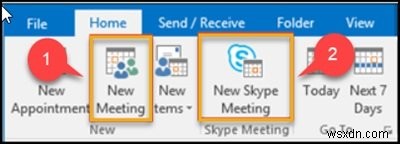 วิธีกำหนดเวลาการประชุม Skype บนปฏิทินกลุ่มใน Outlook 