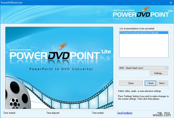 วิธีแปลงงานนำเสนอ PowerPoint เป็นวิดีโอ 