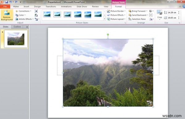 วิธีสร้างพื้นหลังสไลด์ที่มีพื้นผิวใน Microsoft PowerPoint 