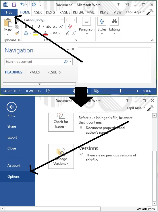 ไม่สามารถเปลี่ยนแบบอักษรเริ่มต้นใน Microsoft Word 