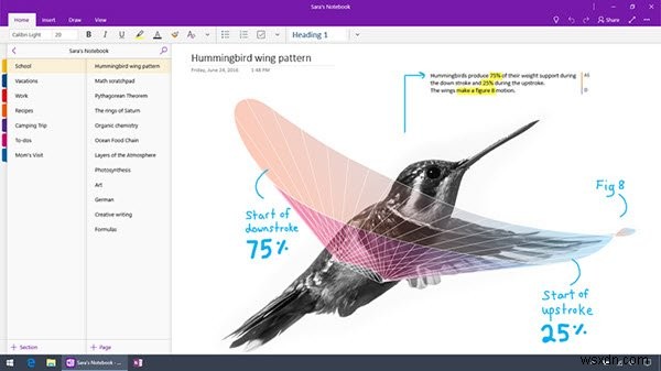 ความแตกต่างระหว่าง OneNote และ OneNote สำหรับ Windows 10 