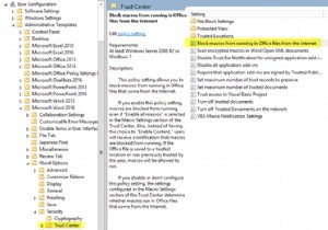 ป้องกันและบล็อก Macros ไม่ให้ทำงานใน Microsoft Office โดยใช้ Group Policy 