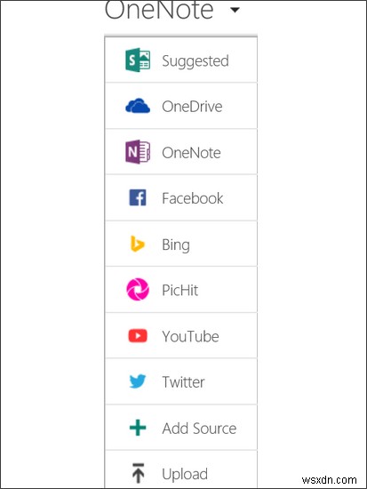 วิธีเพิ่มรูปภาพ OneNote และการฝังเว็บใน Office Sway 