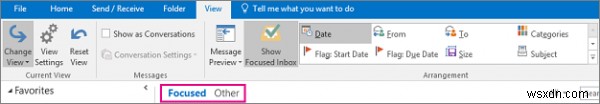 วิธีเปิด/ปิดฟีเจอร์ Focused Inbox ใน Outlook 