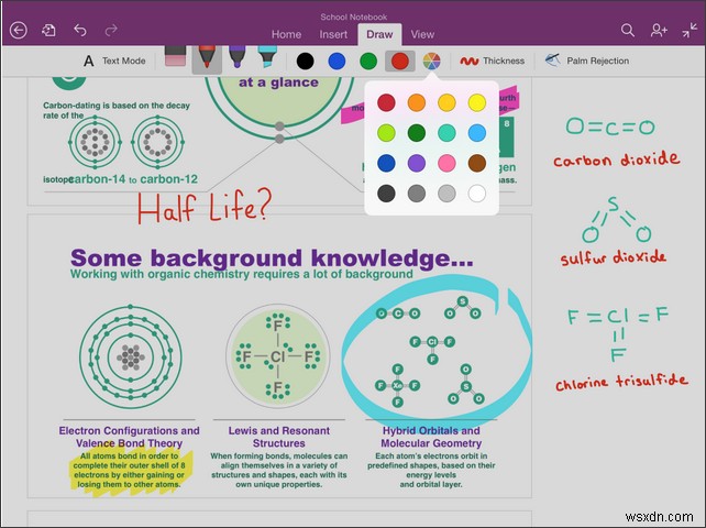 วิธีใช้คุณสมบัติการเขียนด้วยลายมือและ OCR ของ OneNote ใน iPad 