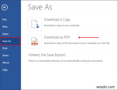 แก้ไขเอกสาร PDF โดยใช้ Word Online ฟรี 