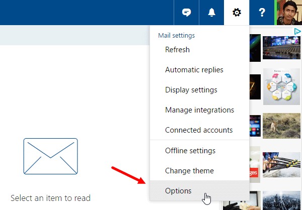 วิธีปิดใช้งานการแสดงตัวอย่างลิงก์ใน Outlook Web 