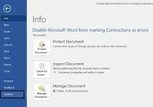 หยุด Microsoft Word จากการทำเครื่องหมายการหดตัวเป็นข้อผิดพลาด 