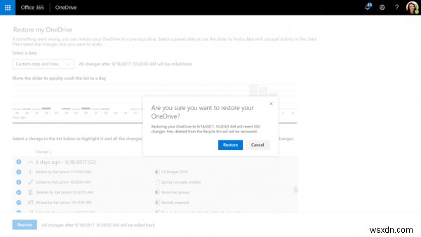 วิธีใช้คุณสมบัติการคืนค่าไฟล์ใหม่ใน OneDrive 