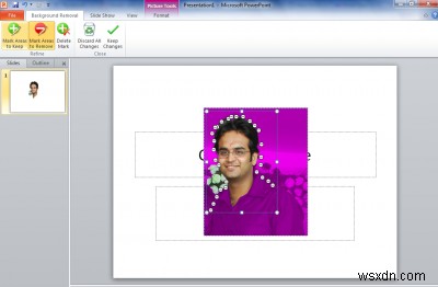 วิธีสร้าง Silhouette ใน PowerPoint 