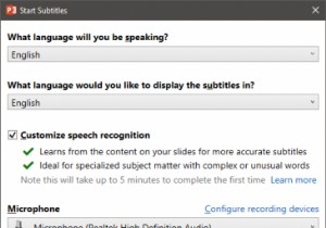 Presentation Translator ให้คุณเพิ่มคำบรรยายสดและแปลงานนำเสนอ 