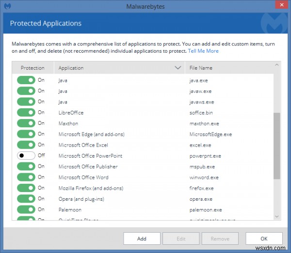 ข้อความแสดงข้อผิดพลาด Office 365 0x8004FC12 เมื่อใช้ Malwarebytes 