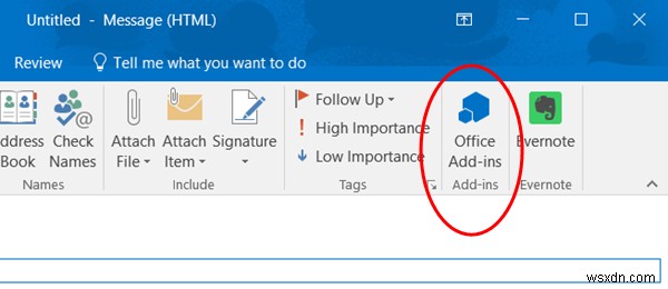 วิธีเปิดใช้งาน ปิดใช้งาน หรือลบ Add-in ของ Microsoft Outlook 