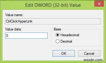 เปิดใช้งานหรือปิดใช้งาน Ctrl+คลิกทางลัดเพื่อเปิดไฮเปอร์ลิงก์ใน Word 