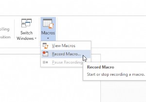 บันทึกมาโครเพื่อสร้างปุ่มทางลัดสำหรับหลายรูปแบบใน Word และ Excel 