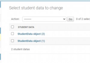 การส่งออกข้อมูลโมเดลใน Django 