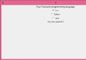 จะเลือก Radiobutton เพียงปุ่มเดียวใน Tkinter ได้อย่างไร? 