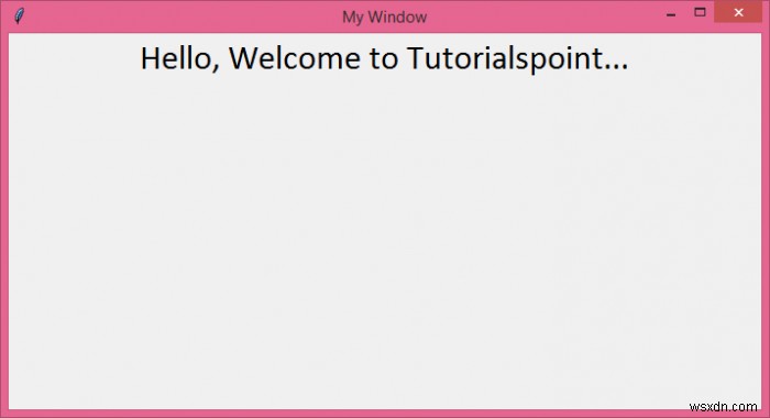 ฉันจะเปลี่ยนชื่อเริ่มต้นของ Tkinter ในแถบ OS ได้อย่างไร 