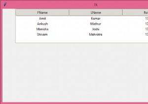 วิธีที่ดีที่สุดในการแสดงข้อมูลในตารางใน Tkinter คืออะไร? 