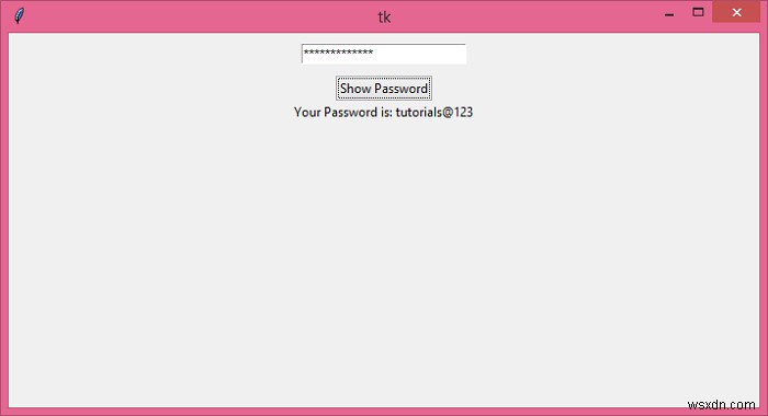 จะสร้างฟิลด์ป้อนรหัสผ่านใน Tkinter ได้อย่างไร? 