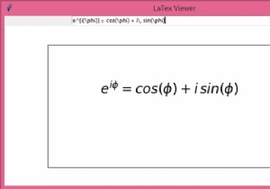 จะแสดง LaTex แบบเรียลไทม์ในกล่องข้อความใน Tkinter ได้อย่างไร 