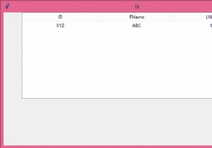 คุณใช้วิดเจ็ตใดสำหรับตารางที่เหมือน Excel ใน Tkinter 