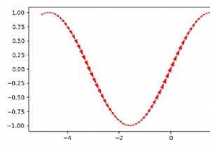 ฉันจะระบุรูปแบบเส้นเหมือนลูกศรใน Matplotlib ได้อย่างไร 