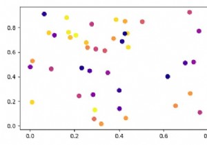 วิธีการระบายสี Matplotlib scatterplot โดยใช้ค่าต่อเนื่อง? 