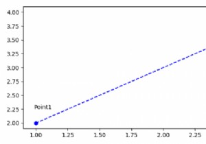 คุณจะสร้างส่วนของเส้นตรงระหว่างสองจุดใน Matplotlib ได้อย่างไร 