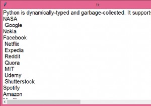 แถบเลื่อนแนวตั้งและแนวนอนบน Tkinter Widget 